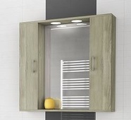 Огледален шкаф Alba 80 Elm Wood