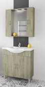 Комплект шкафове за баня Alba 80 Elm Wood
