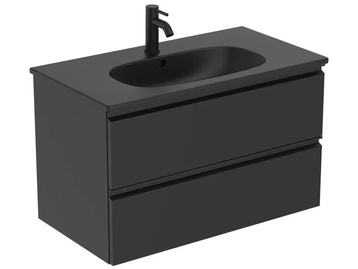 Конзолен шкаф MDF за баня 80см Tesi
