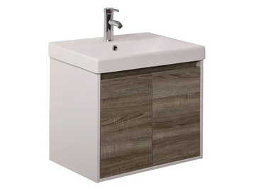 PVC шкаф за баня ICP 6055 WOODEN