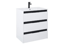 Модерен шкаф за баня Unik White Glossy 70.5см