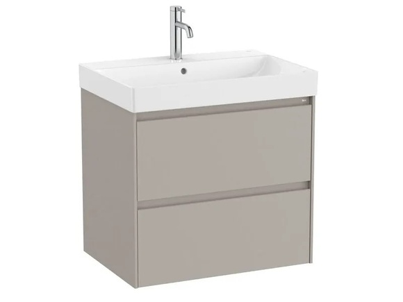 Стилен шкаф за баня Ona Unik Grey Matt 65см