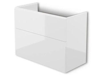 MDF Шкаф за баня Prizma White gloss 80см