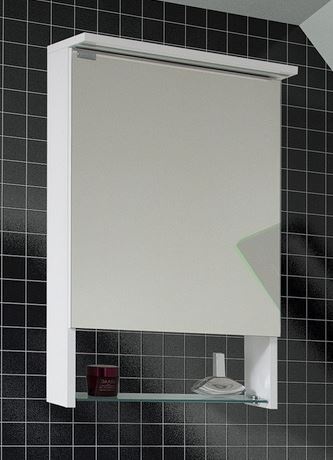 Горен огледален шкаф Лора 50